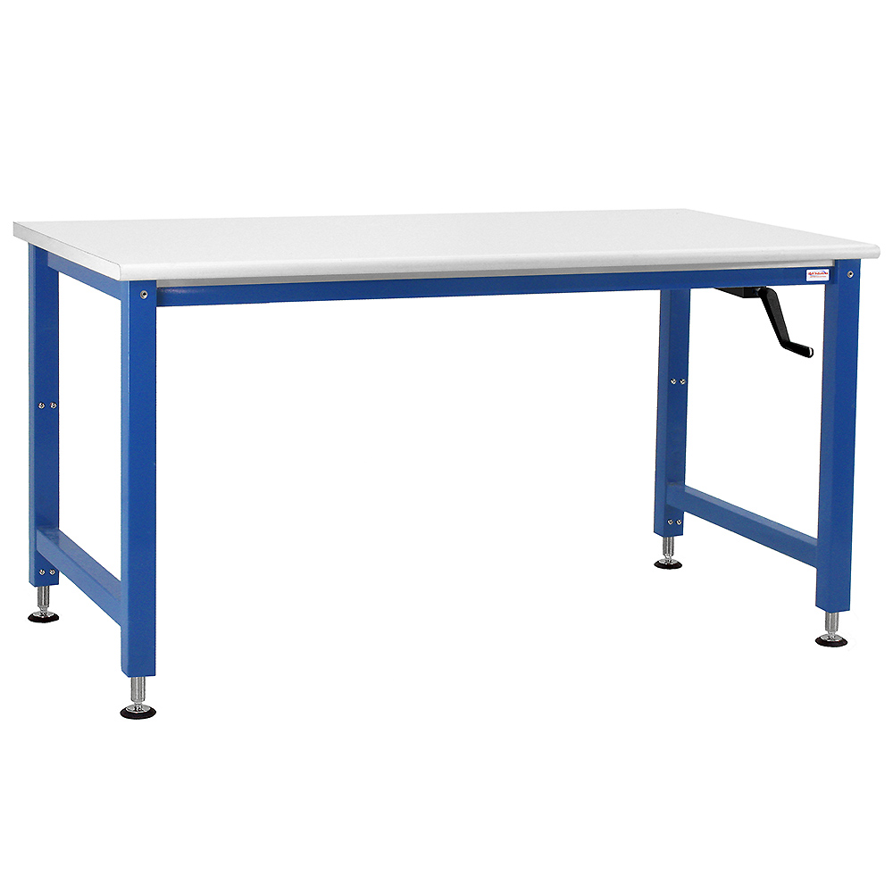 JA1000 Manual Hydraulic Lift Workbench 12" Stroke with LisStat™ ESD Laminate