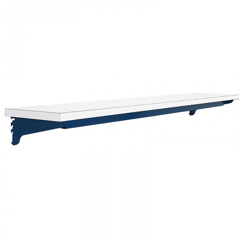 Upright Mounted Shelf with Formica® Laminate, Square Cut Edge
