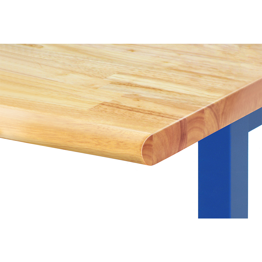 JA5000 Workbench with 1.75" Lacquered Maple Butcher Block Work Surface, Round Front Edge - Image 2