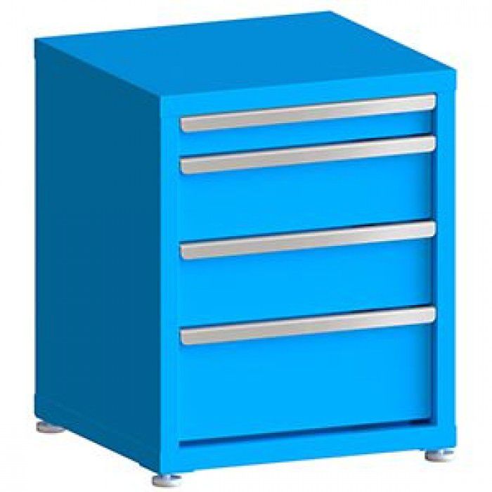 200# Capacity Drawer Cabinet, 3",6",6",8" drawers, 27" H x 22" W x 21" D