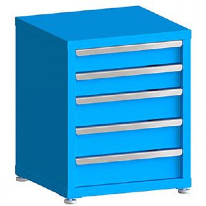 200# Capacity Drawer Cabinet, 4",4",5",5",5" drawers, 27" H x 22" W x 21" D