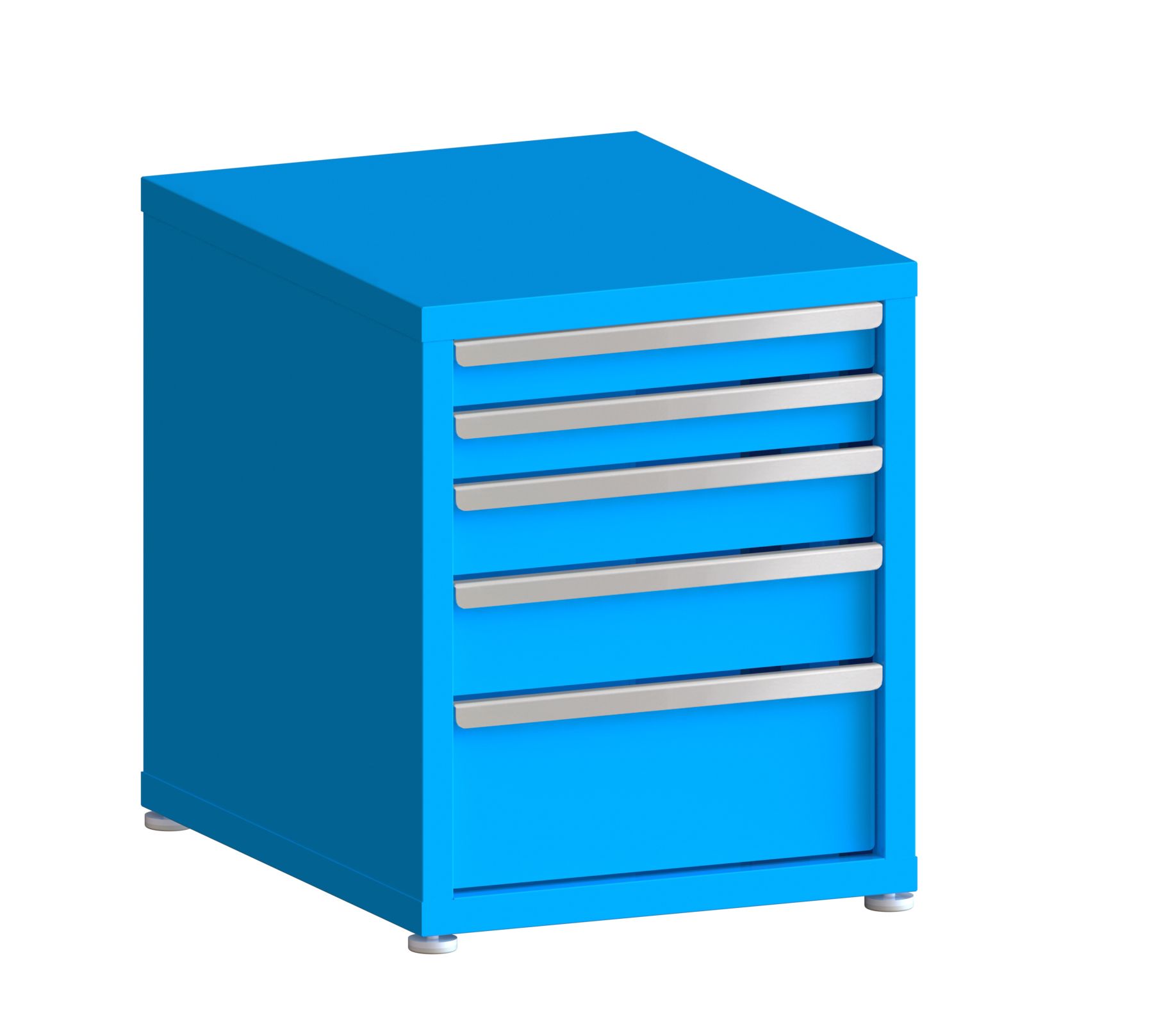 200# Capacity Drawer Cabinet, 5",6",6",6" drawers, 27" H x 22" W x 28" D