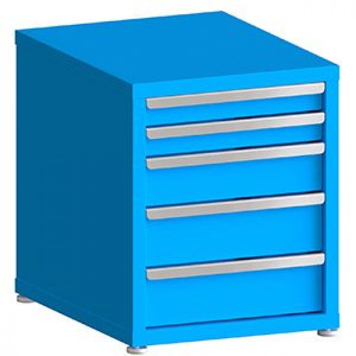 100# Capacity Drawer Cabinet, 3",3",5",6",6" drawers, 27" H x 22" W x 28" D