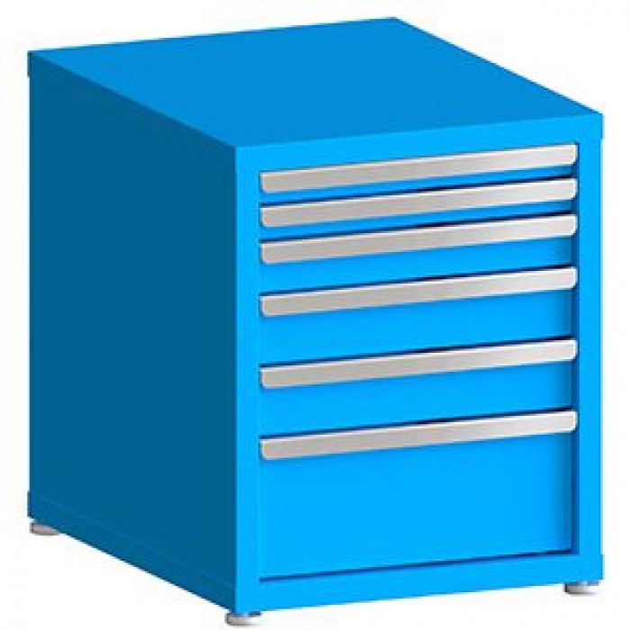 100# Capacity Drawer Cabinet, 2",2",3",4",4",8" drawers, 27" H x 22" W x 28" D