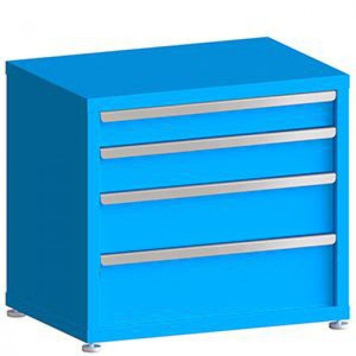 100# Capacity Drawer Cabinet, 4 Drawers, 27" H x 30" W x 21" D
