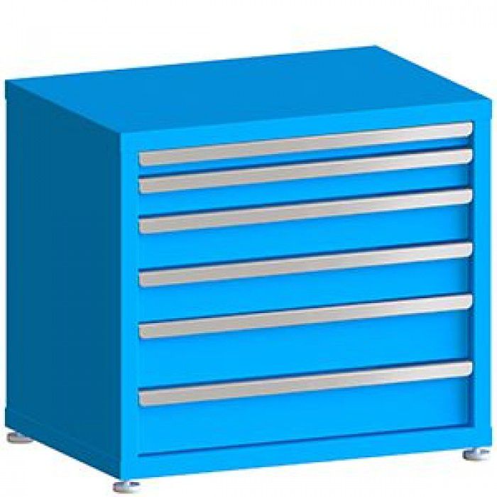 100# Capacity Drawer Cabinet, 2",3",4",4",5",5" drawers, 27" H x 22" W x 28" D