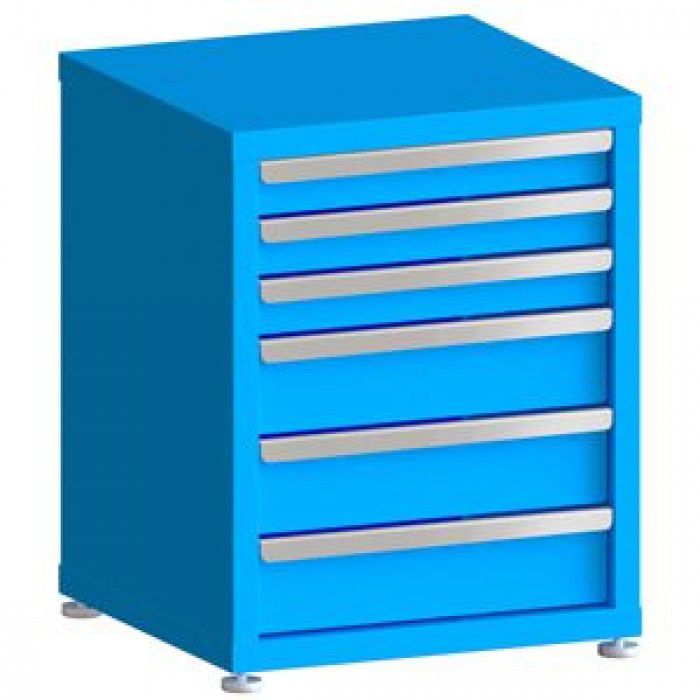 200# Capacity Drawer Cabinet, 3",3",3",5",5",5" drawers, 28" H x 22" W x 21" D