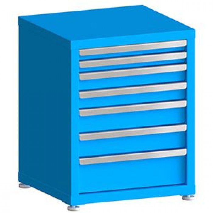 130# Capacity Drawer Cabinet, 2",2",3",3",4",4",6" drawers, 28" H x 22" W x 21" D