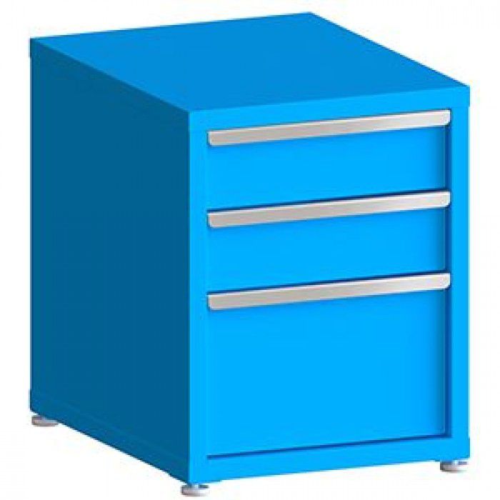 200# Capacity Drawer Cabinet, 6",6",12" drawers, 28" H x 22" W x 28" D