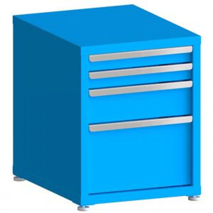 130# Capacity Drawer Cabinet, 3",3",6",12" Drawers, 28" H x 22" W x 28" D