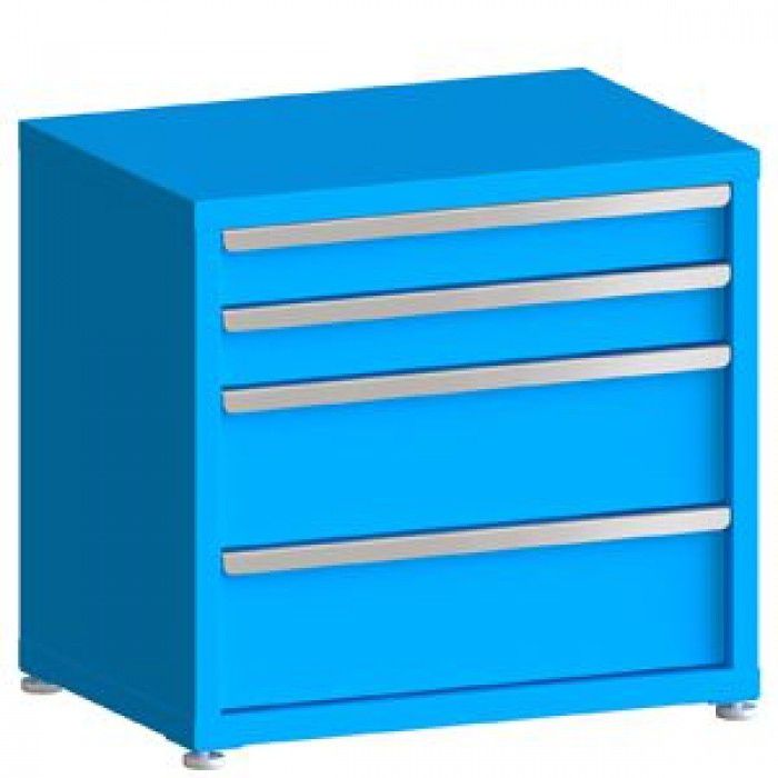 100# Capacity Drawer Cabinet, 4",4",8",8" Drawers, 28" H x 30" W x 21" D
