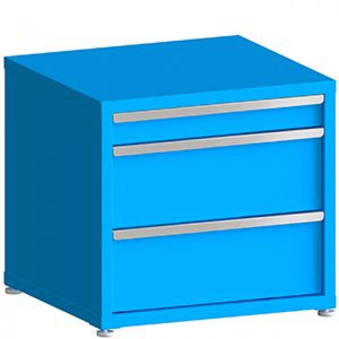 200# Capacity Drawer Cabinet, 4",10",10" drawers, 28" H x 30" W x 28" D