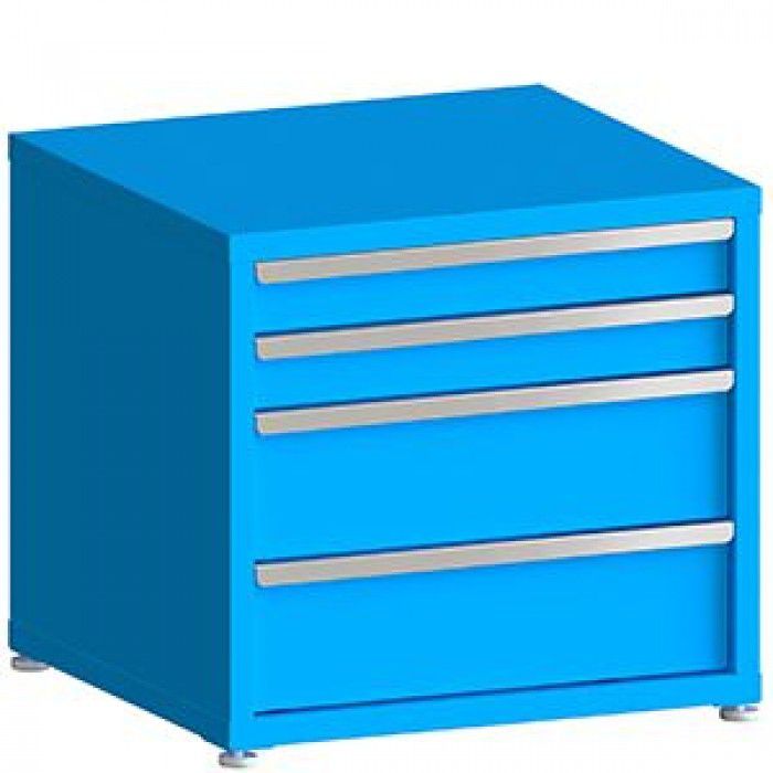 200# Capacity Drawer Cabinet, 4",4",8",8" drawers, 28" H x 30" W x 28" D