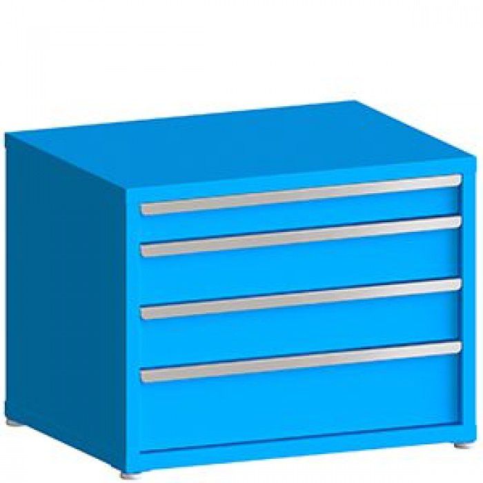 200# Capacity Drawer Cabinet, 4",6",6",8" drawers, 28" H x 36" W x 21" D