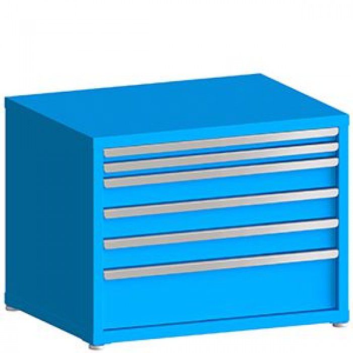 100# Capacity Drawer Cabinet, 2",2",4",4",4",8" drawers, 28" H x 36" W x 28" D