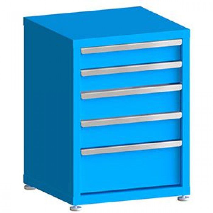 200# Capacity Drawer Cabinet, 4",4",5",5",8" drawers, 30" H x 22" W x 21" D