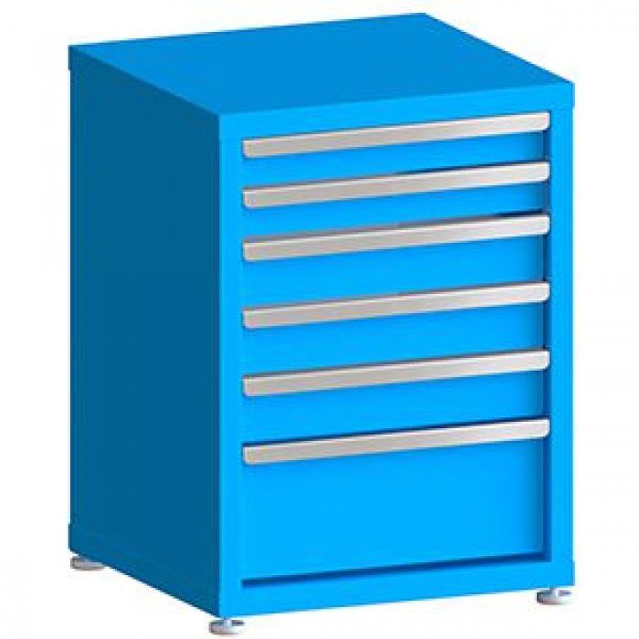 200# Capacity Drawer Cabinet, 3",3",4",4",4",8" drawers, 30" H x 22" W x 21" D