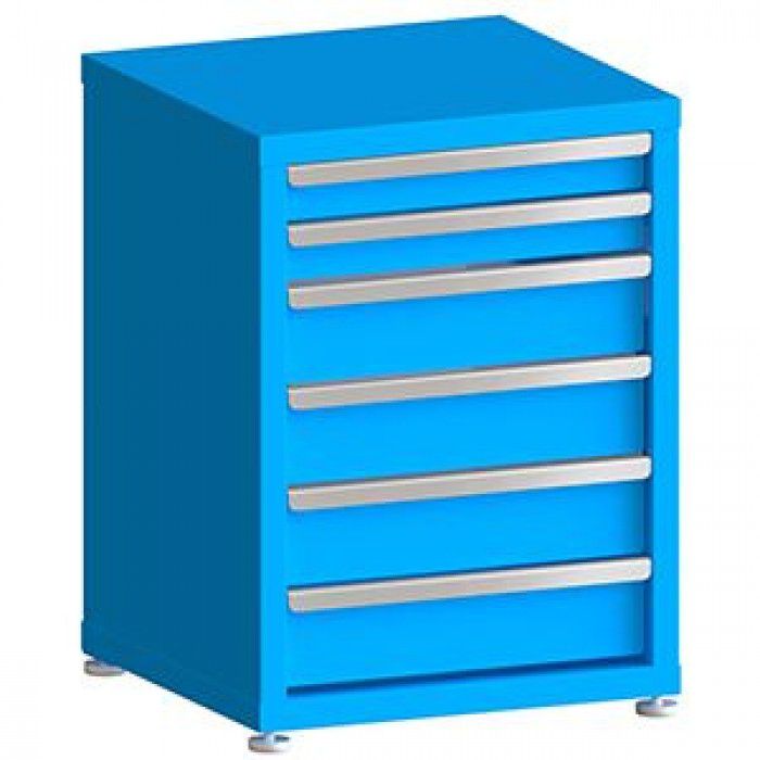 200# Capacity Drawer Cabinet, 3",3",5",5",5",5" drawers, 30" H x 22" W x 21" D