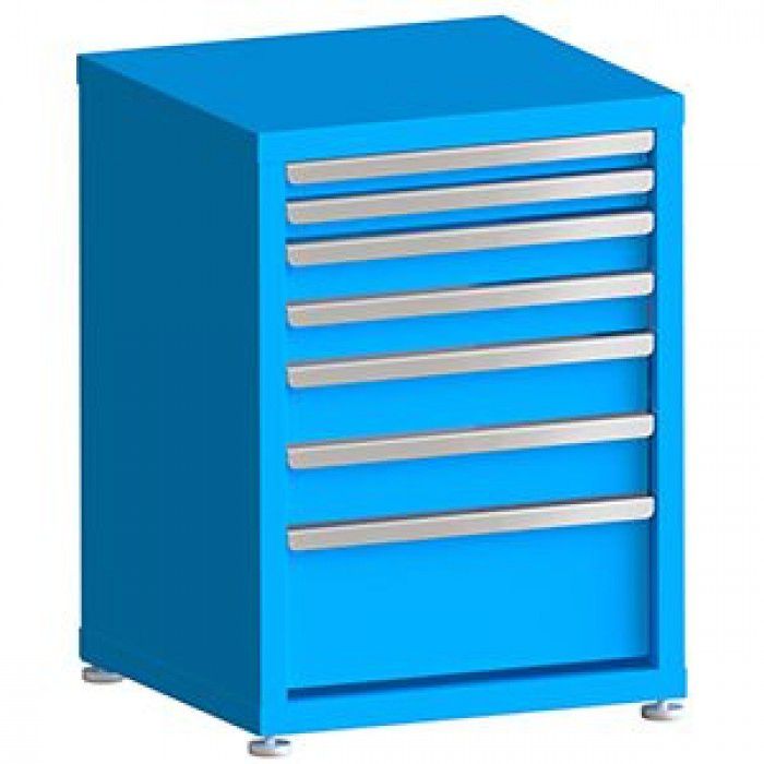 130# Capacity Drawer Cabinet, 2",2",3",3",4",4",8" drawers, 30" H x 22" W x 21" D