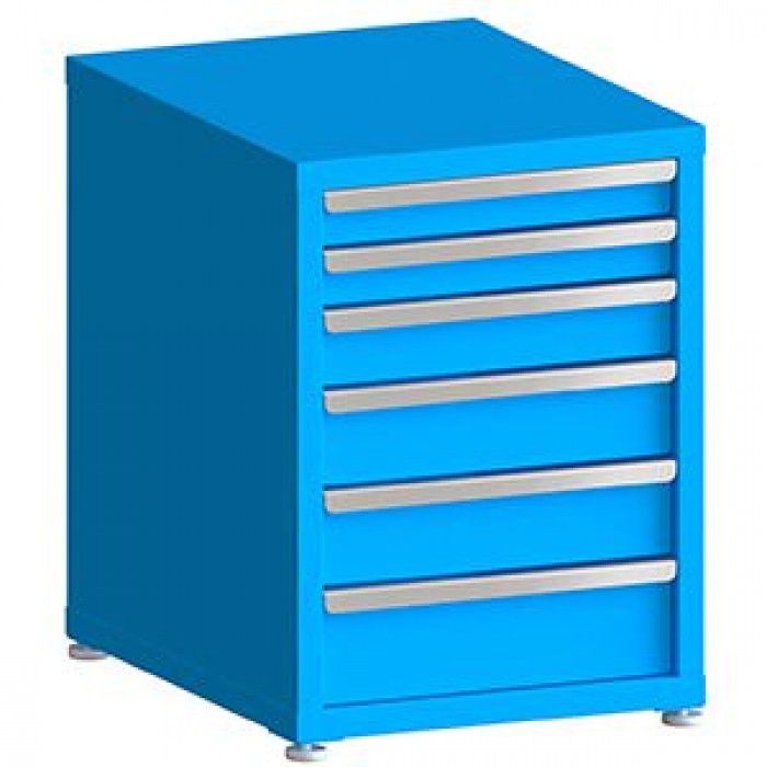 130# Capacity Drawer Cabinet, 3",3",4",5",5",6" drawers, 30" H x 22" W x 28" D