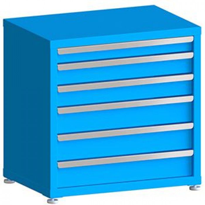 100# Capacity Drawer Cabinet, 3",4",4",5",5",5" drawers, 30" H x 30" W x 21" D