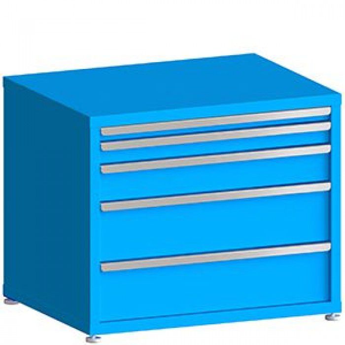 100# Capacity Drawer Cabinet, 2",3",5",8",8" drawers, 30" H x 36" W x 28" D