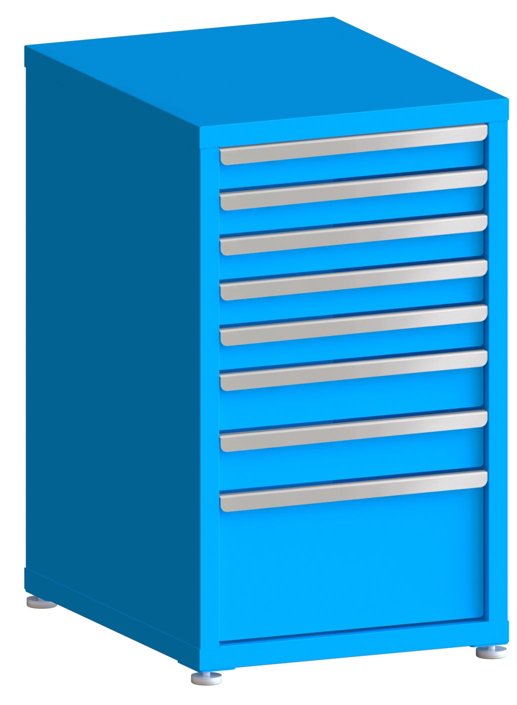 100# Capacity Drawer Cabinet, 3",3",3",3",3",4",4",10" drawers, 37" H x 22" W x 28" D
