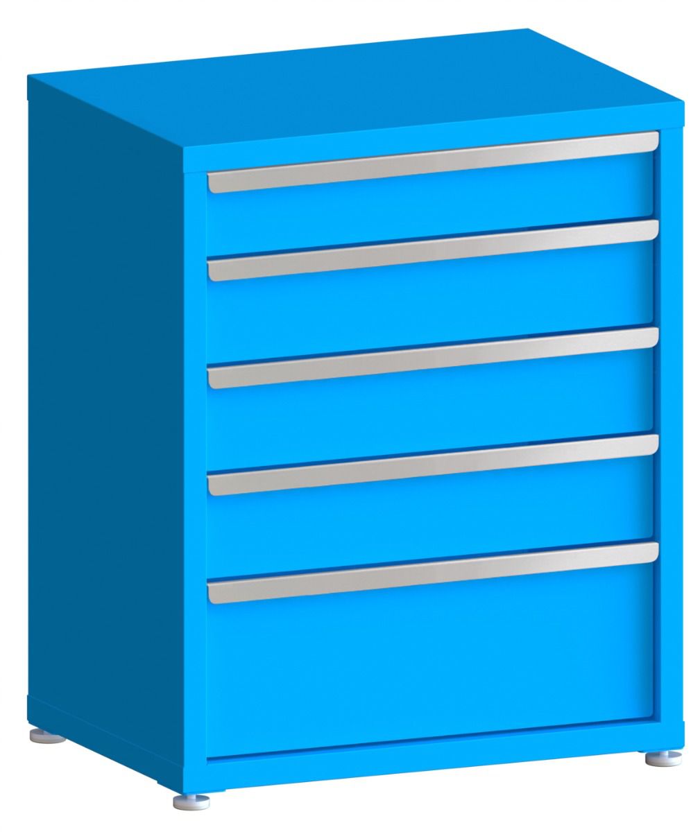 200# Capacity Drawer Cabinet, 5",6",6",6",10" drawers, 37" H x 30" W x 21" D
