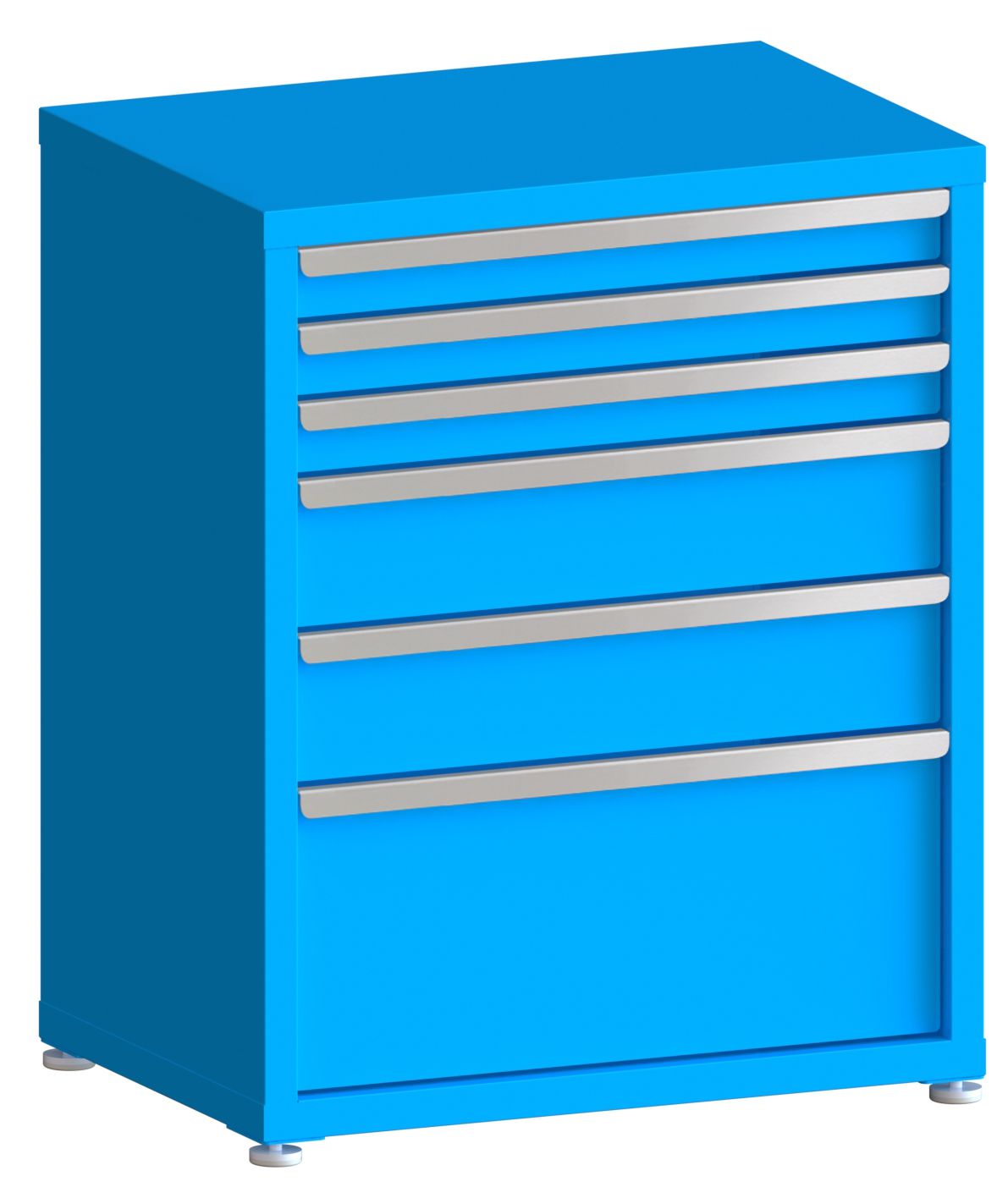 200# Capacity Drawer Cabinet, 3",3",3",6",6",12" drawers, 37" H x 30" W x 21" D