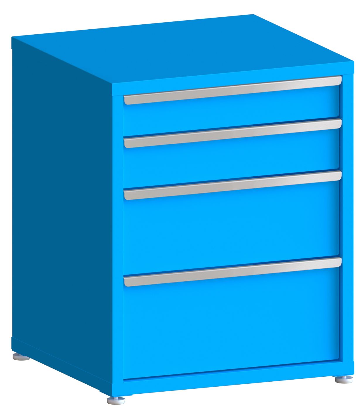 100# Capacity Drawer Cabinet, 5",6",10",12" drawers, 37" H x 30" W x 28" D