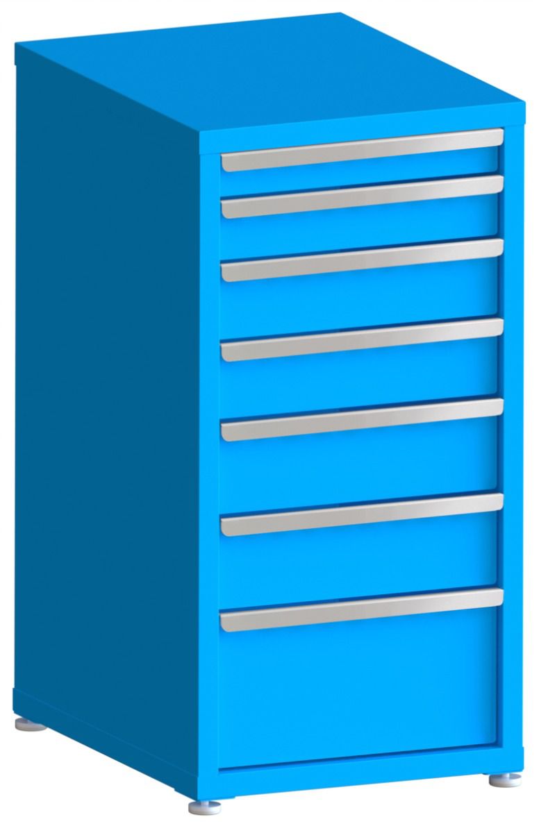 200# Capacity Drawer Cabinet, 3",4",5",5",6",6",10" drawers, 43" H x 22" W x 28" D