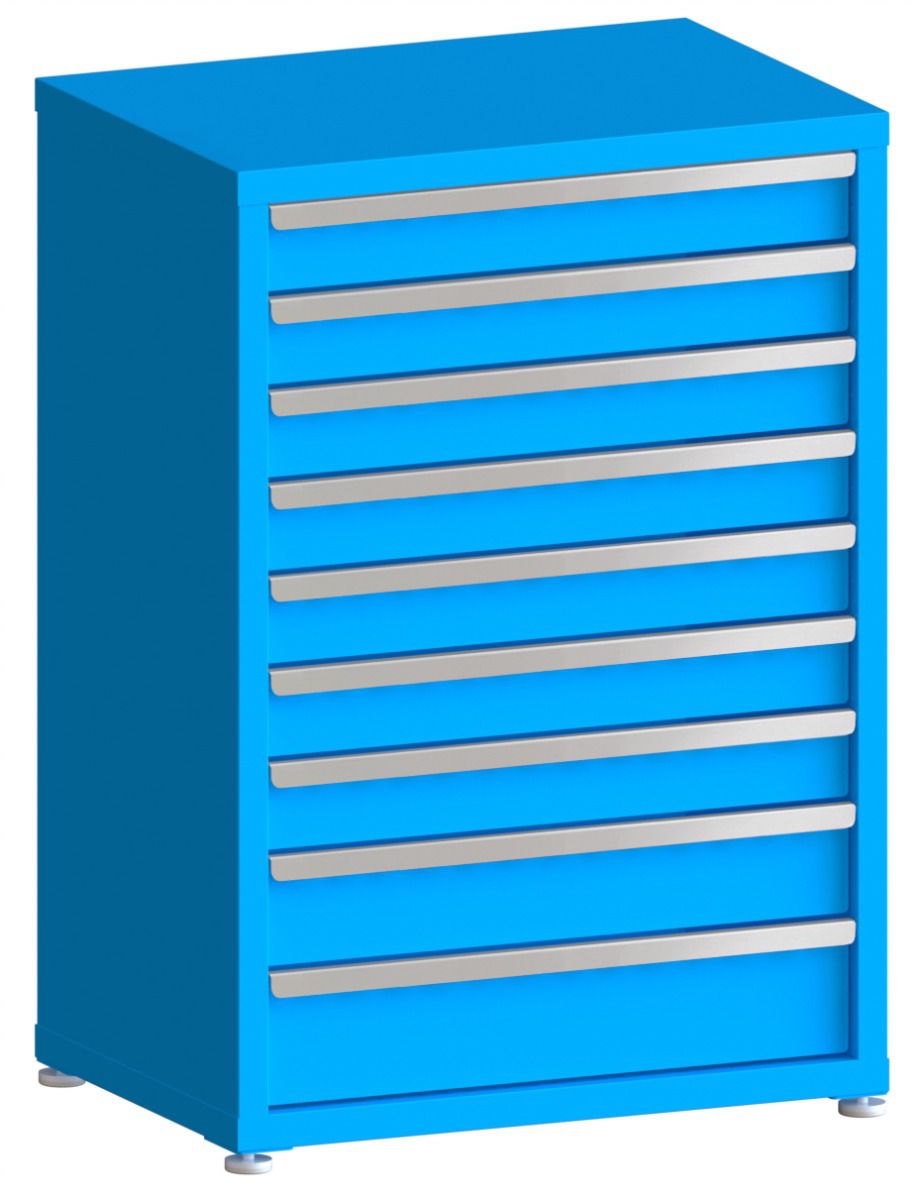 200# Capacity Drawer Cabinet, 4",4",4",4",4",4",4",5",6" drawers, 43" H x 30" W x 21" D