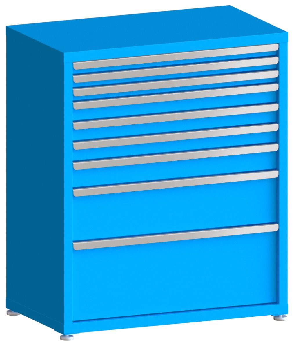 100# Capacity Drawer Cabinet, 2",2",2",3",3",3",4",8",12" drawers, 43" H x 36" W x 21" D