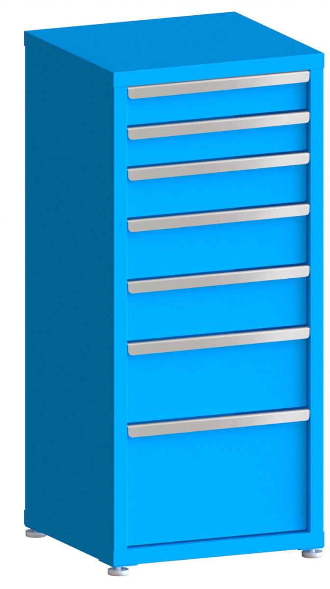 200# Capacity Drawer Cabinet, 4",4",5",6",6",8",12" drawers, 49" H x 22" W x 21" D