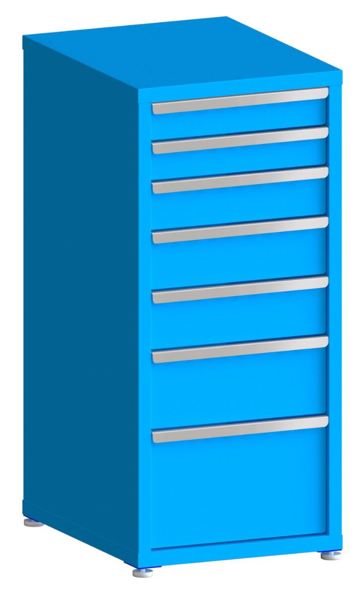 100# Capacity Drawer Cabinet, 4",4",5",6",6",8",12" drawers, 49" H x 22" W x 28" D