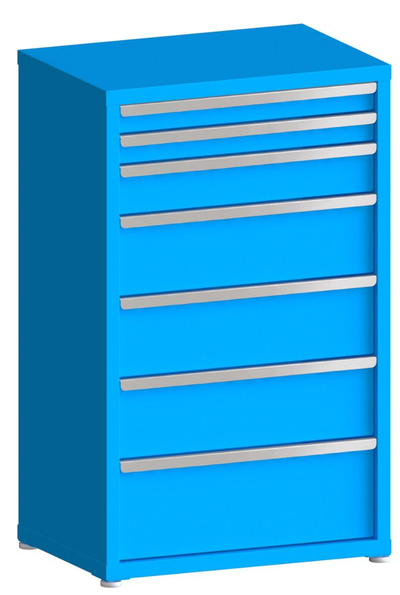 200# Capacity Drawer Cabinet, 3",3",5",8",8",8",10" drawers, 49" H x 30" W x 21" D