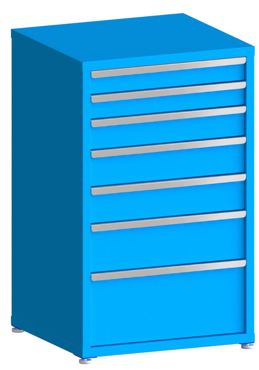 100# Capacity Drawer Cabinet, 4",4",5",6",6",8",12" drawers, 49" H x 30" W x 28" D