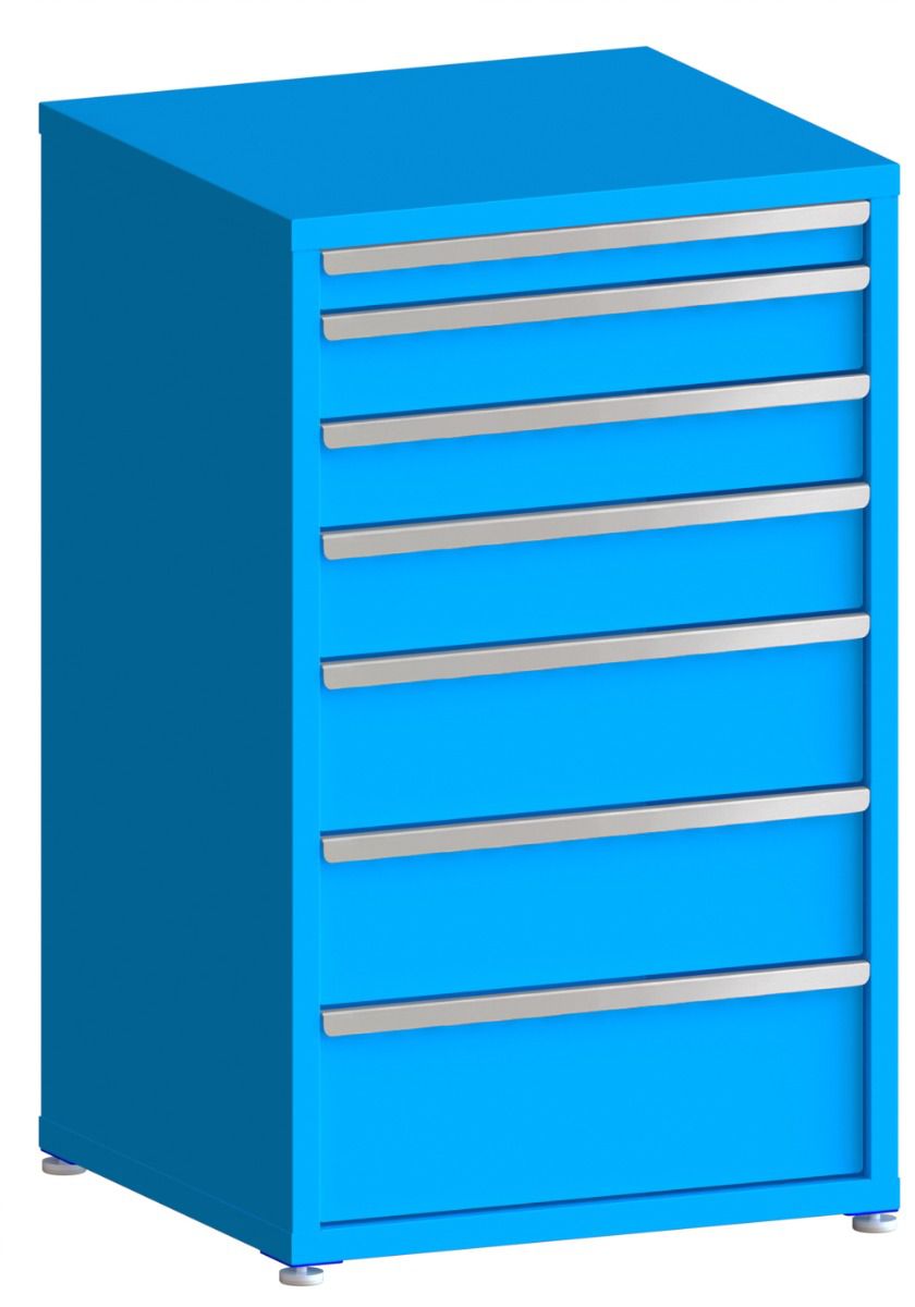 100# Capacity Drawer Cabinet, 3",5",5",6",8",8",10" drawers, 49" H x 30" W x 28" D