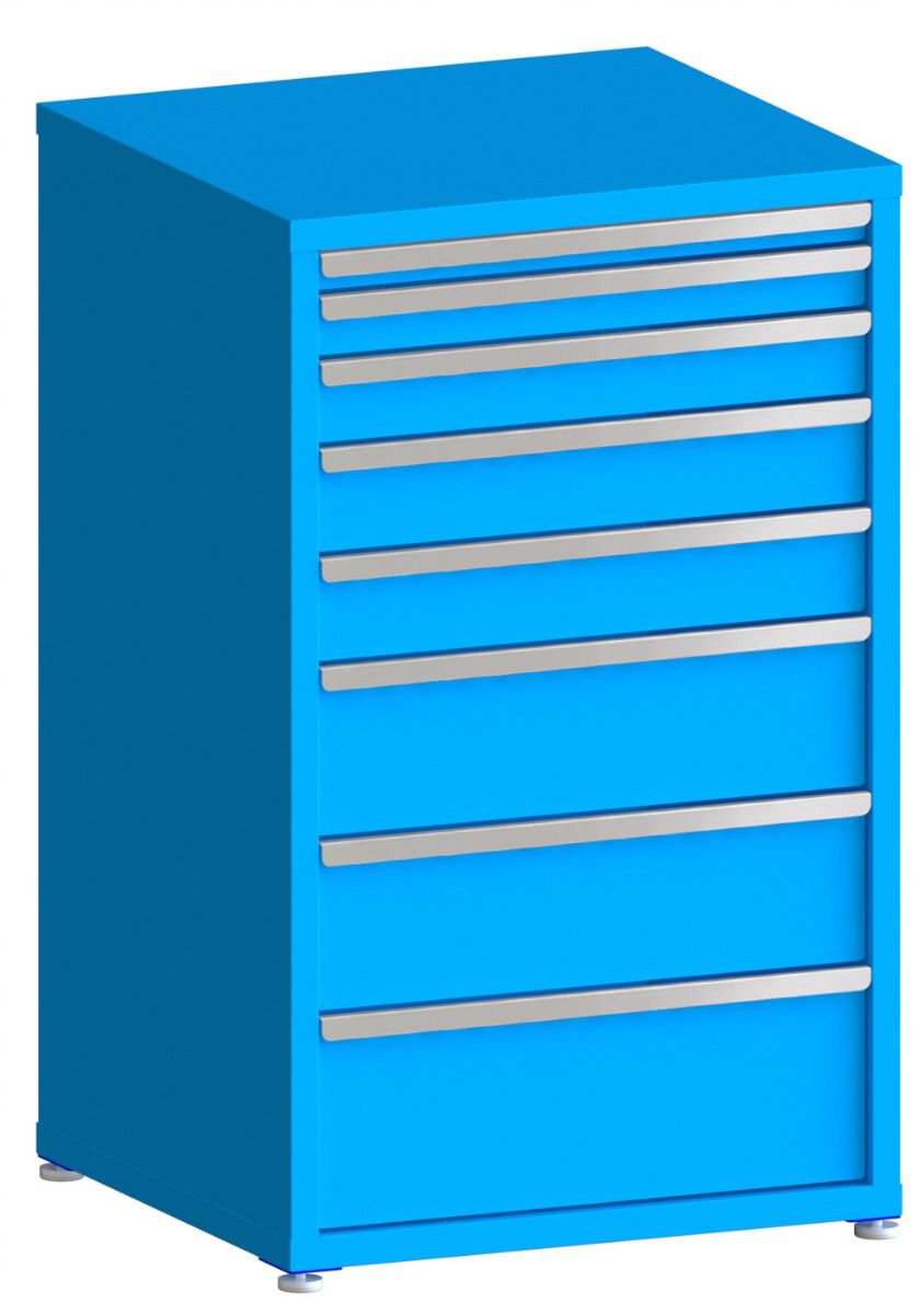 130# Capacity Drawer Cabinet, 2",3",4",5",5",8",8",10" drawers, 49" H x 30" W x 28" D