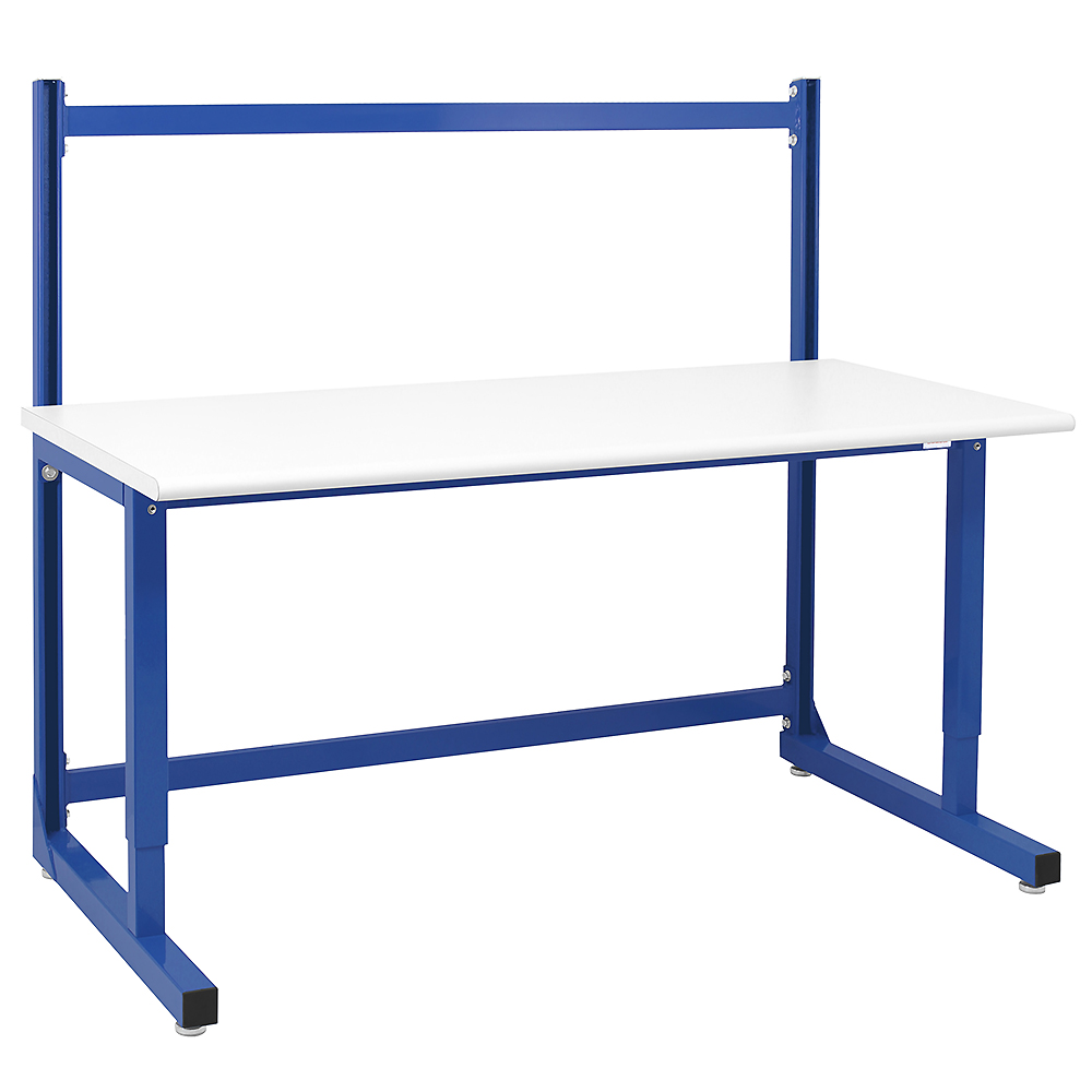 JA2000 Strut Adjustable Workbench 54" Height with Cleanroom LisStat™ ESD Static Control Laminate