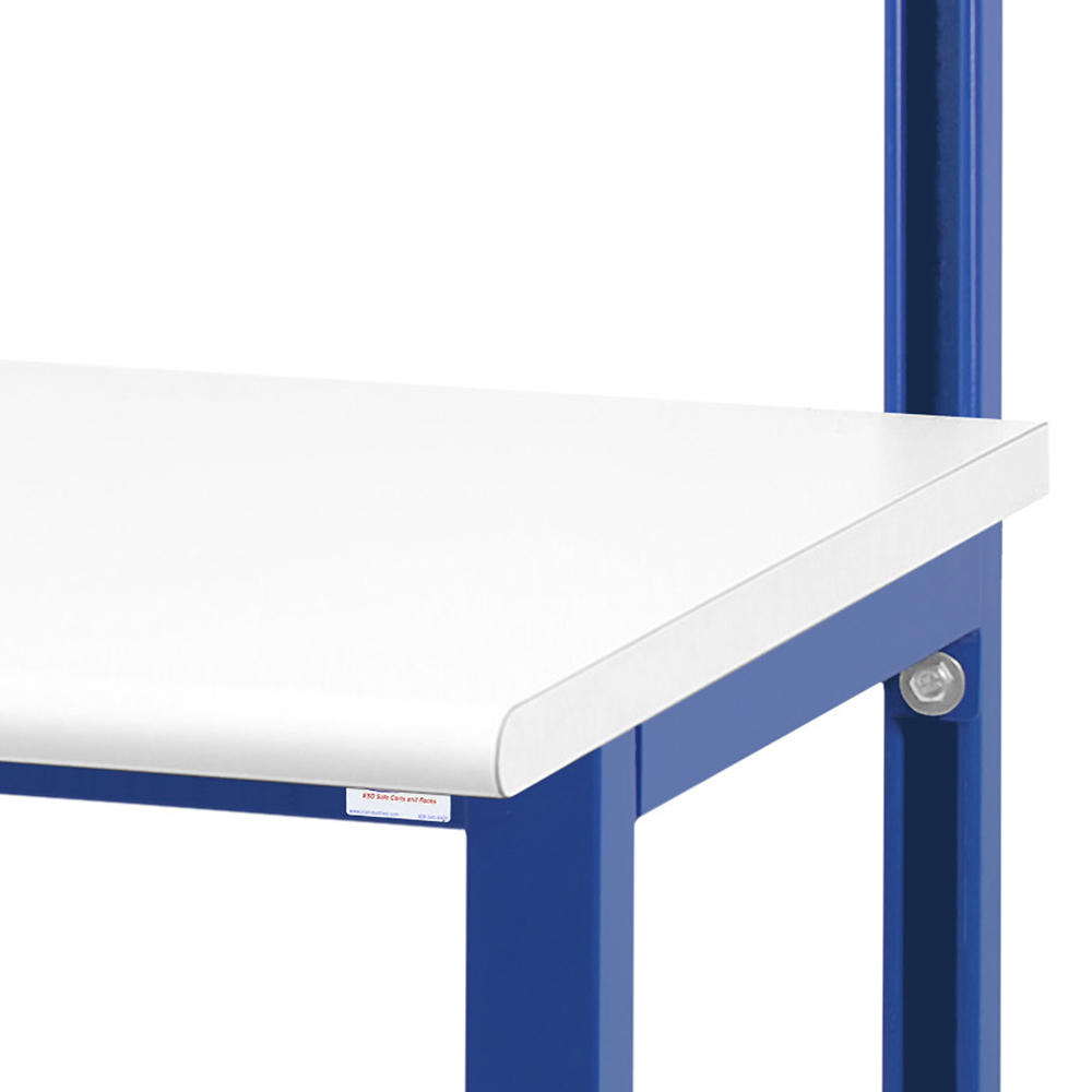 JA2000 Strut Adjustable Workbench 54" Height with Cleanroom Laminate Top, Round Front Edge - Image 2