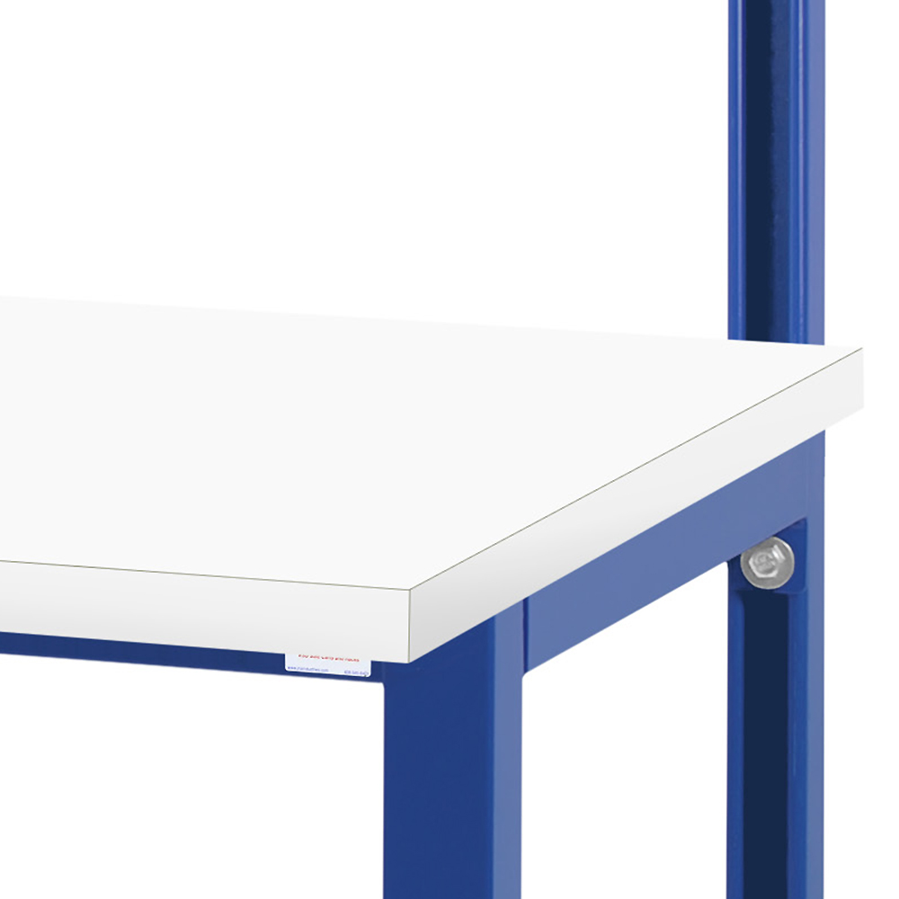 JA2000 Strut Adjustable Workbench 54" Height with Formica™ Laminate, T-Mold Bumper Edge - Image 2
