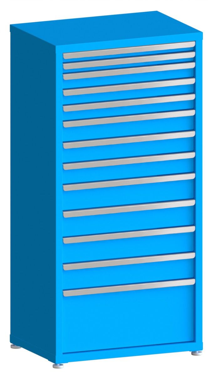 100# Capacity Drawer Cabinet, 2",2",3",3",3",4",4",4",5",5",5",5",12" drawers, 61" H x 30" W x 21" D