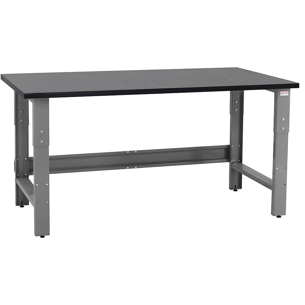 JA1200 Workbench with 1" Phenolic Resin Work Surface, Square Cut Edge