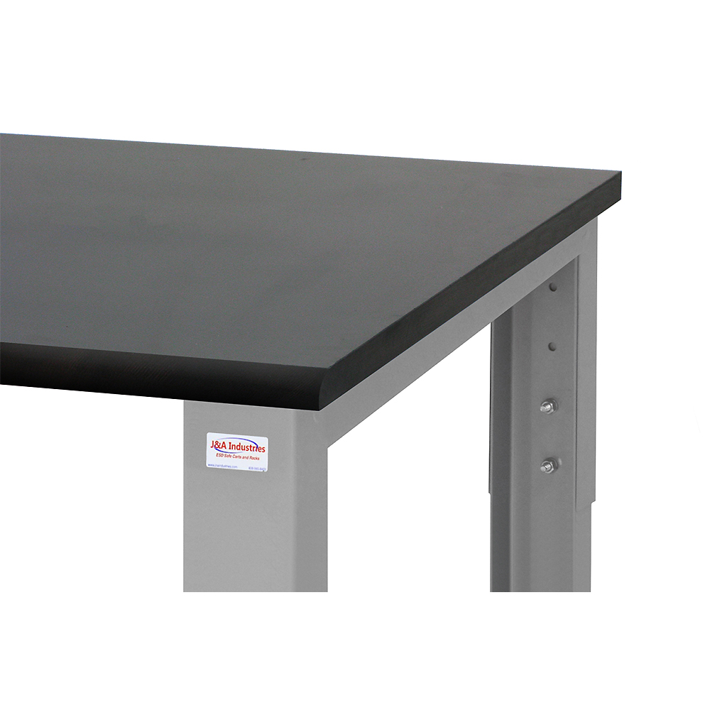 JA1200 Workbench with 1" Phenolic Resin Work Surface, Round Front Edge - Image 2