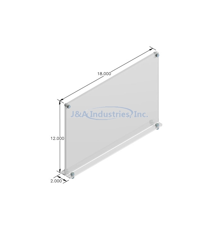 SIGN HOLDER, ESD, BIN CART, (HOLDS 11" X 17" PAPER)