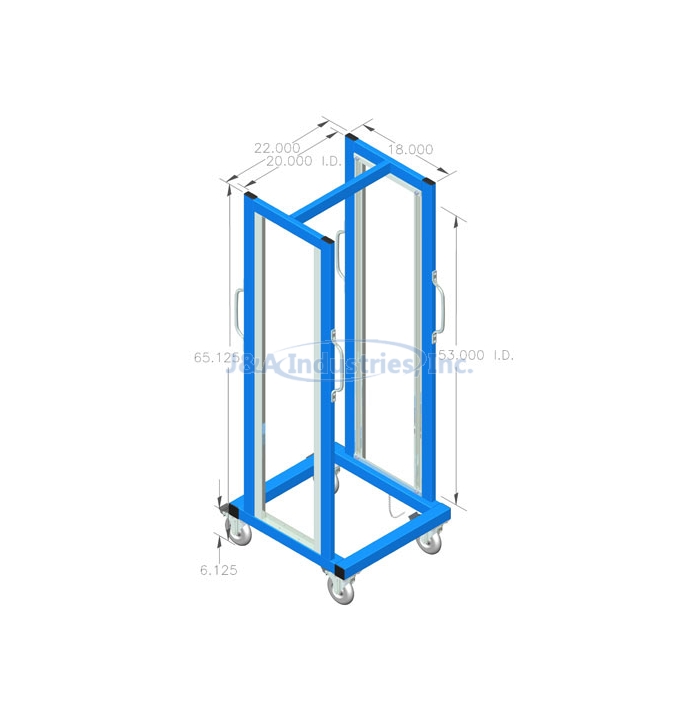 Vertical PC Board Cart, 22"®