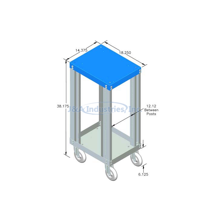 Tray Cart, Adjustable, 12 " x 18"®