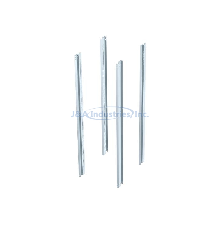 4 POST SET, 55", TRAY/TOTE CART, ADJUSTABLE