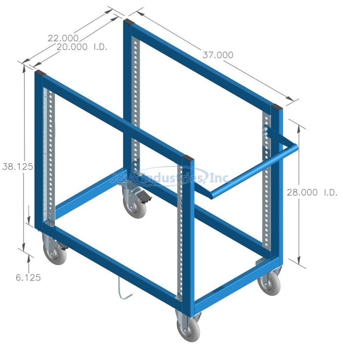 Open Style Welded Carts, 22"®